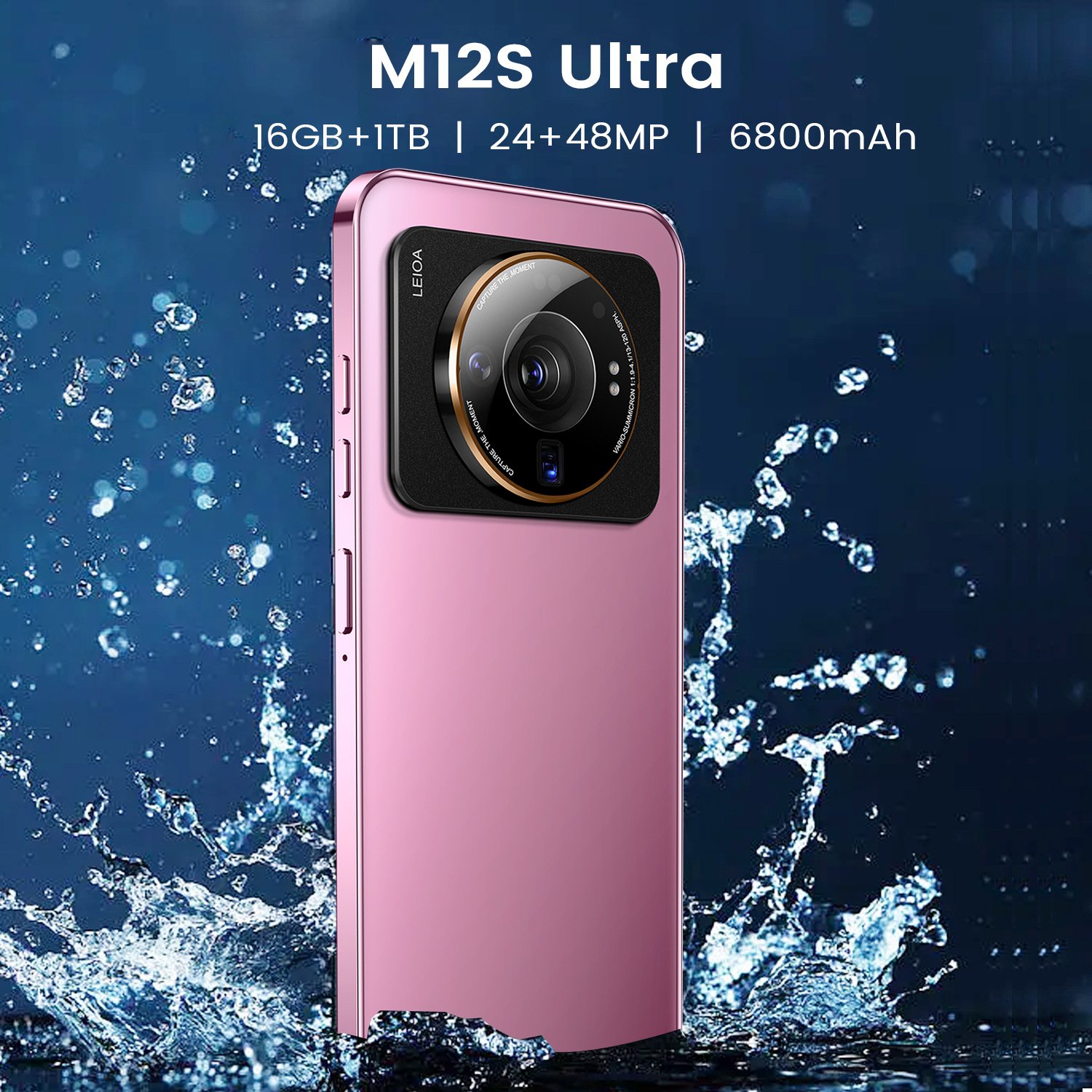 M12 Ultra 16gb+1tb Original Mobile Phones With Gps Bt Wifi Android 4g/ 5g Global Unlocked Smartphone Newest Arrival Cell Phone